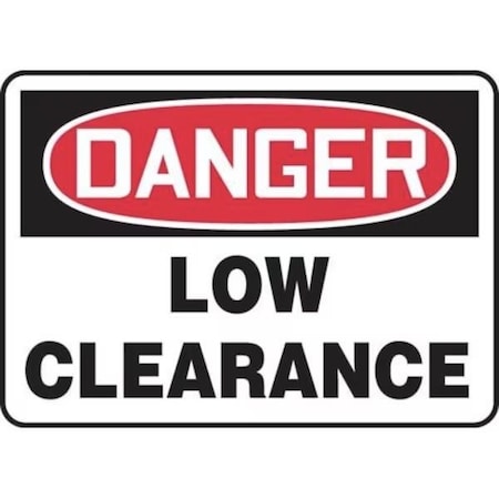 Accuform OSHA DANGER SAFETY SIGN LOW MECR001XL MECR001XL